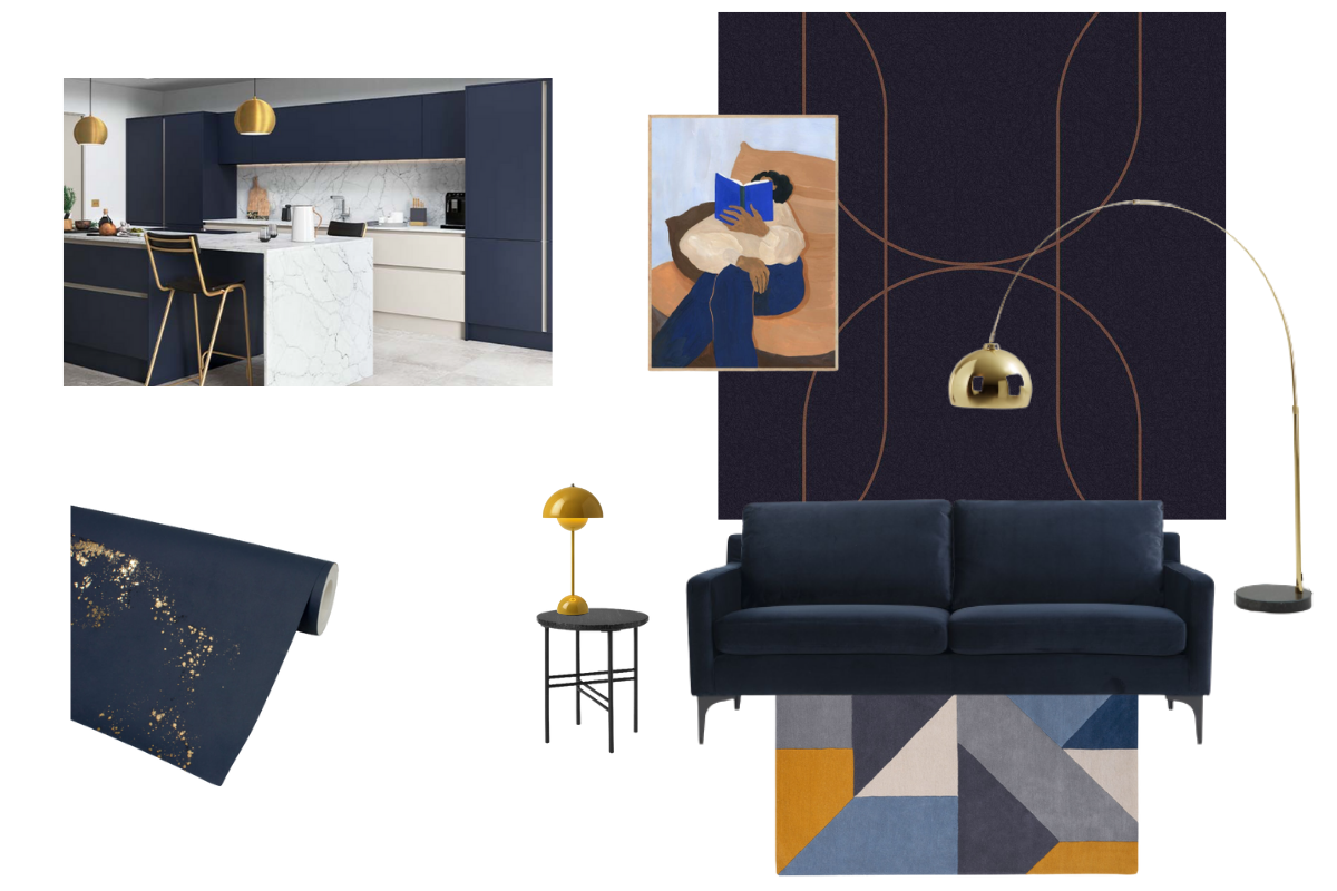 Moodboard naval colours